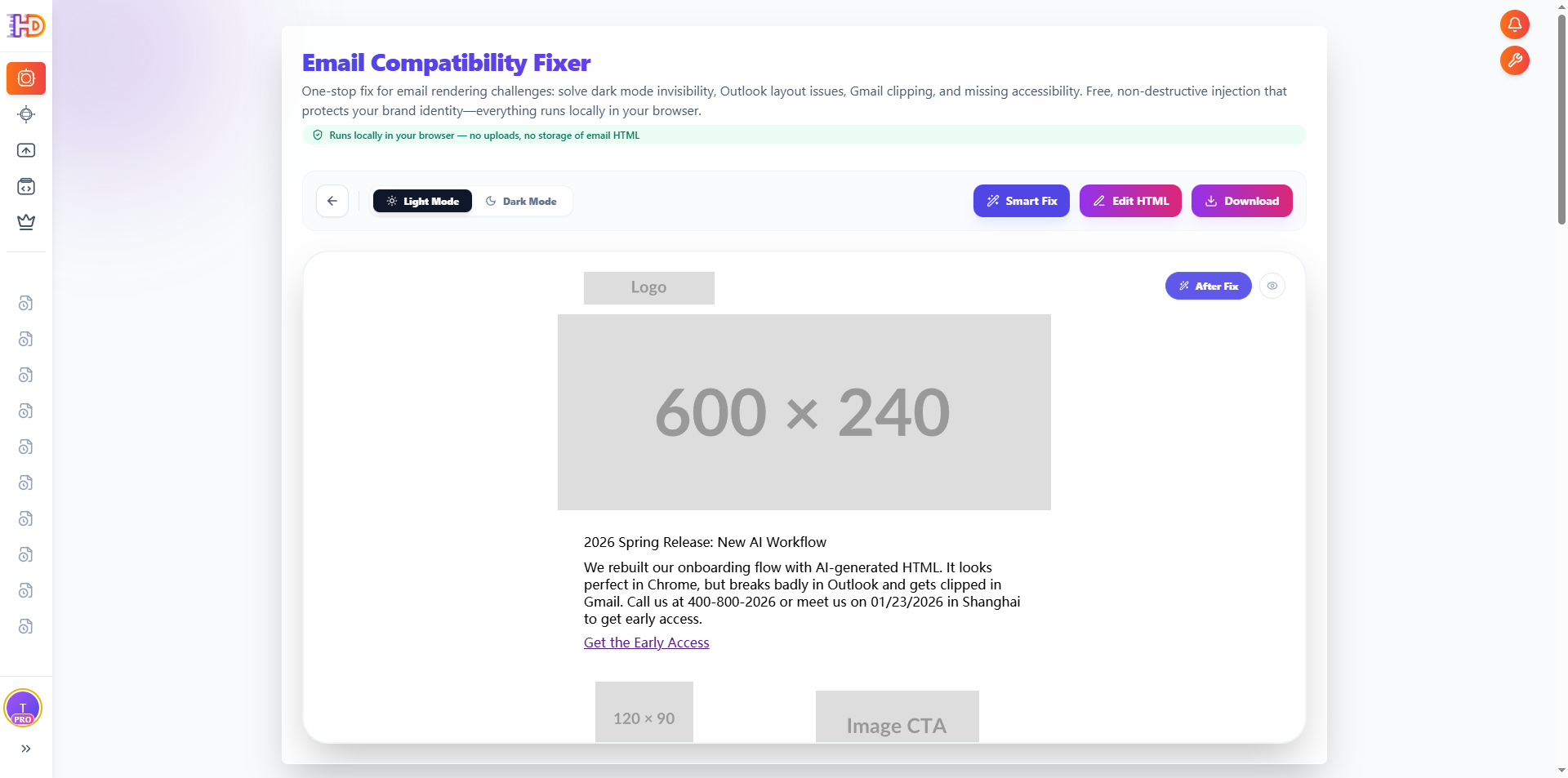 Descarregar HTML corrigido