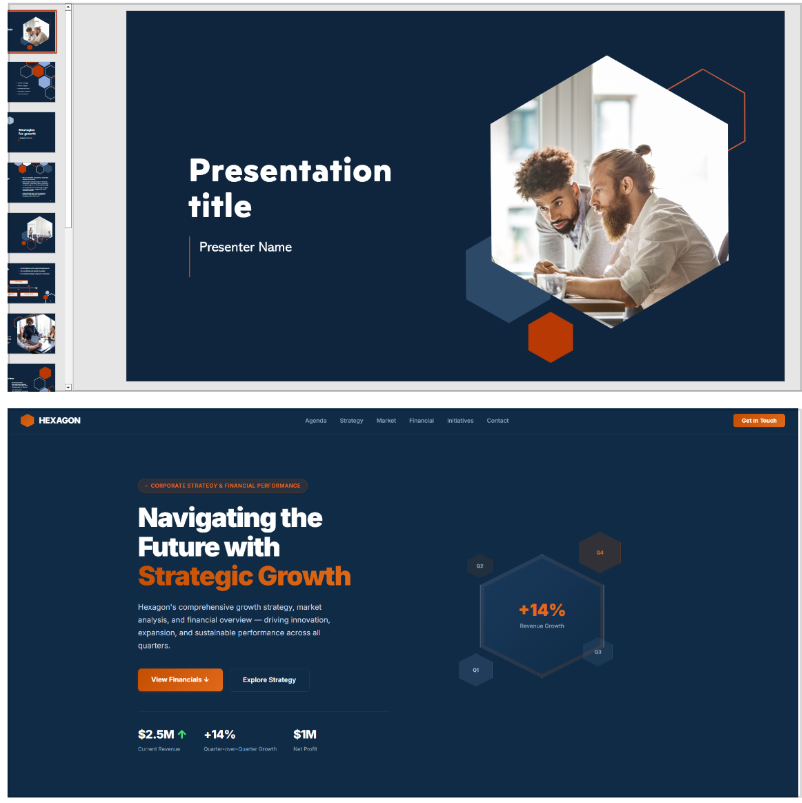 Comment transformer une présentation PPTX en landing page HTML modifiable avec l’IA